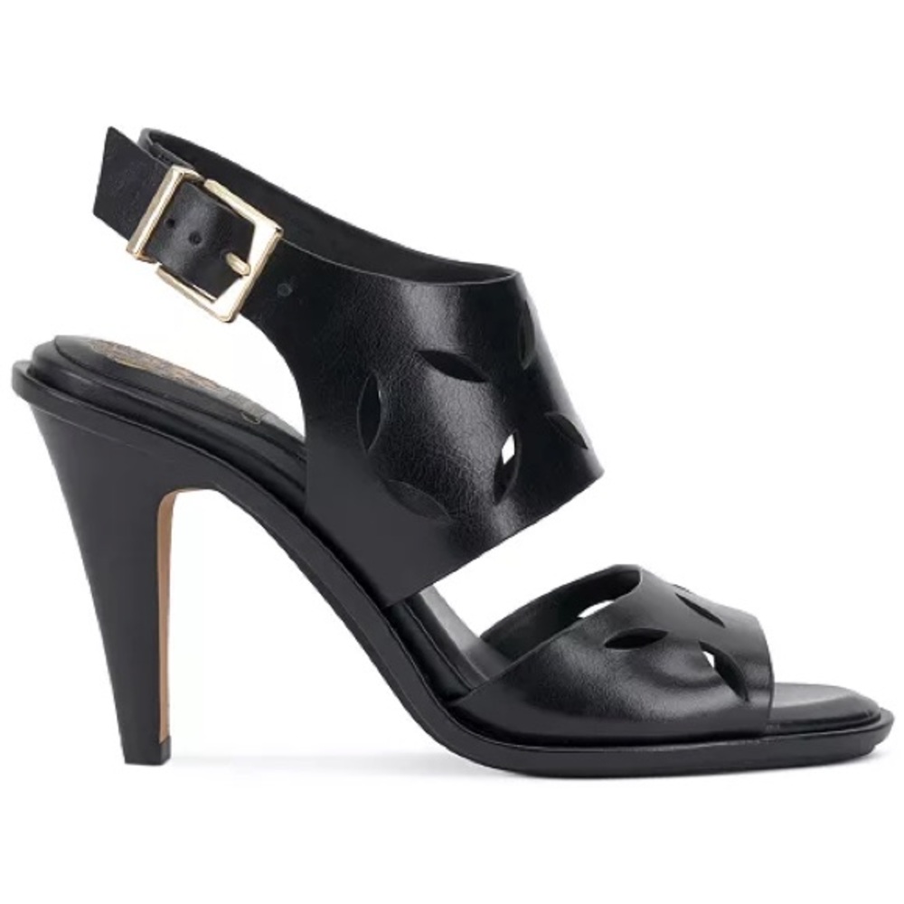 VINCE CAMUTO Women's Frinnas Laser-Cut Dress Sandals